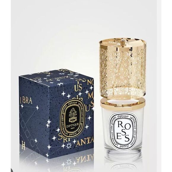 Diptyque Holiday 2022 Collection Le Redouté Lantern (NO CANDLE) Limited Edition - Picture 1 of 12